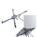 Laptop Stand for Desk, Foldable Aluminum Alloy Magnetic Notebook Riser Mount,Adjustable Height Ventilated Cooling Computer Cooling Holder,Multi-functional Stand for Laptop,Tablet and Phone