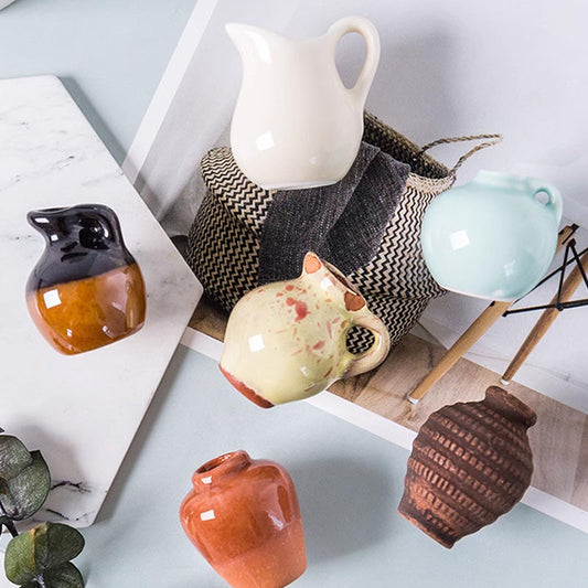 🌺LAST DAY PROMOTION -50% OFF🌺Mini Ceramic Vase Fridge Magnet✨