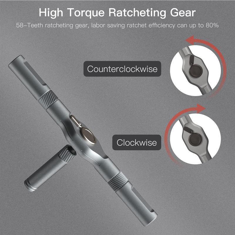 24-in-1 Magnetic Ratchet Screwdriver Set