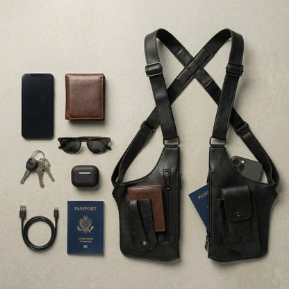 🛒💨Get Yours 50% OFF Today Only!🔥Premium Leather Adjustable Underarm Shoulder Bag