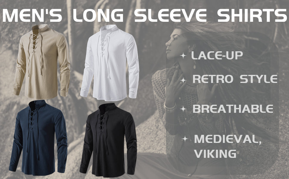 Men's Lightweight Breathable Linen Shirt