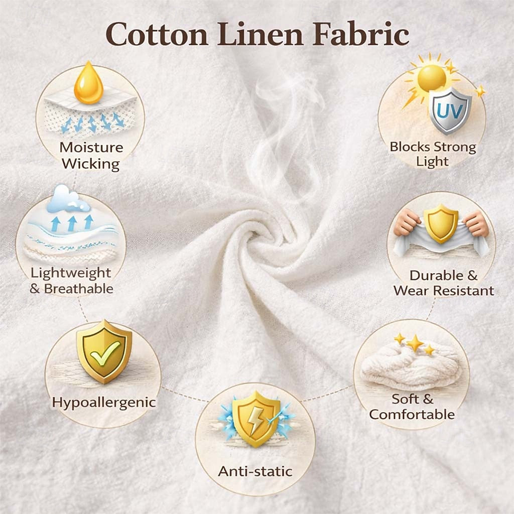 ⏳Limited-Time Offer⏰Men's Loose Fit Casual Relaxed Fit LightweightLinen Pants