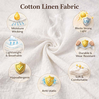⏳Limited-Time Offer⏰Men's Loose Fit Casual Relaxed Fit LightweightLinen Pants