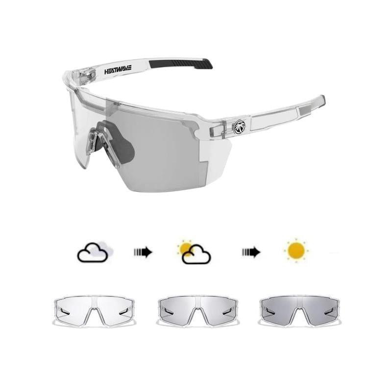 Photochromic Z87+ Polarized Safety glasses,Sunglasses for Men & Women Oversized Vintage UV400 Y2K Aviator Eyewear Ideal for Fishing, Golf, Cycling, Driving, and Sports